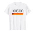 Houston Sunset Stripes Htx T-Shirt - Streetwear Style for Adults - T-Shirt, Sweatshirt, Hoodie