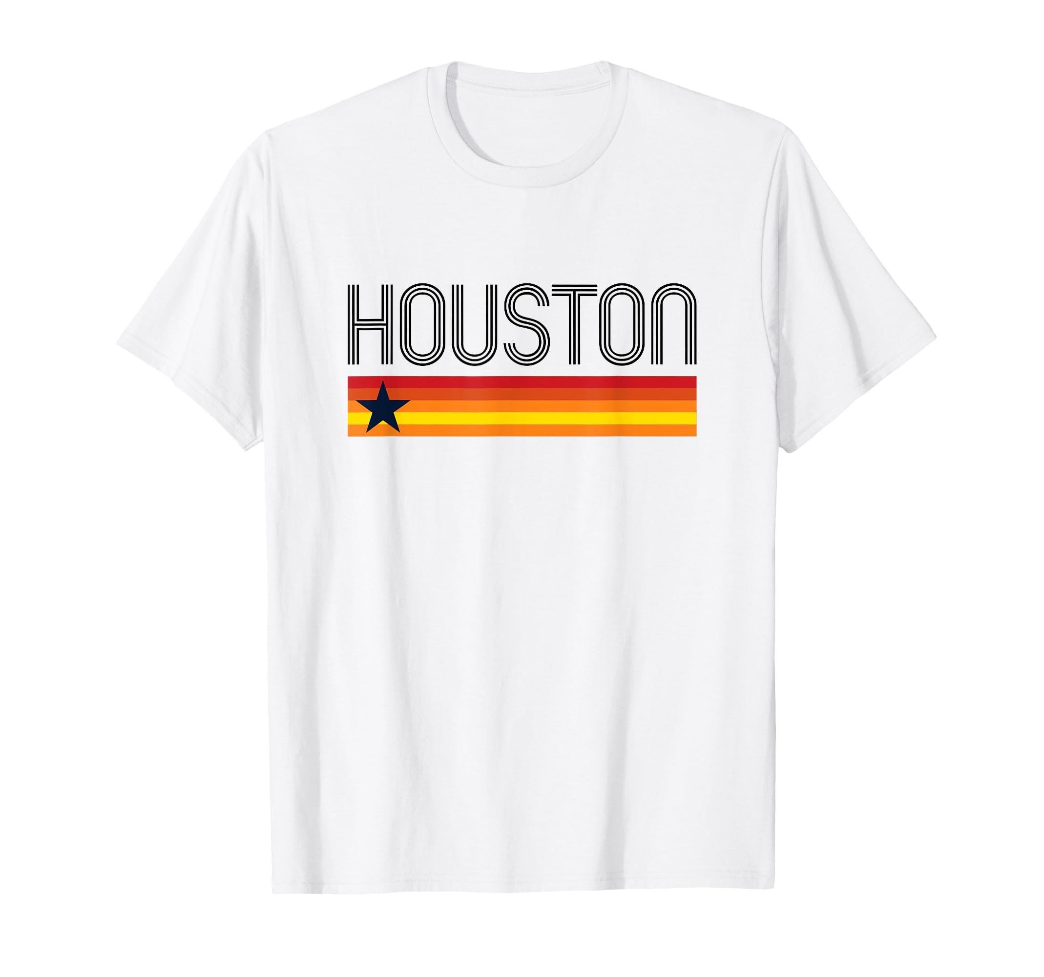 Houston Sunset Stripes Htx T-Shirt - Streetwear Style for Adults - T-Shirt, Sweatshirt, Hoodie