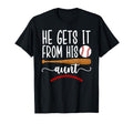 Proud Baseball Aunt Baseball Player Aunt T-Shirt - Streetwear Style Unisex - T-Shirt, Sweatshirt, Hoodie