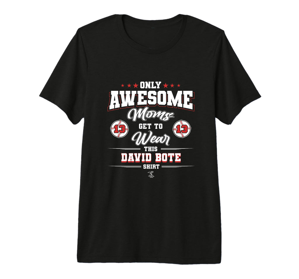 David Bote Awesome Moms Tri Blend T-Shirt - Unique Graphic for Adults - T-Shirt, Sweatshirt, Hoodie