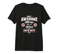 David Bote Awesome Moms Tri Blend T-Shirt - Unique Graphic for Adults - T-Shirt, Sweatshirt, Hoodie
