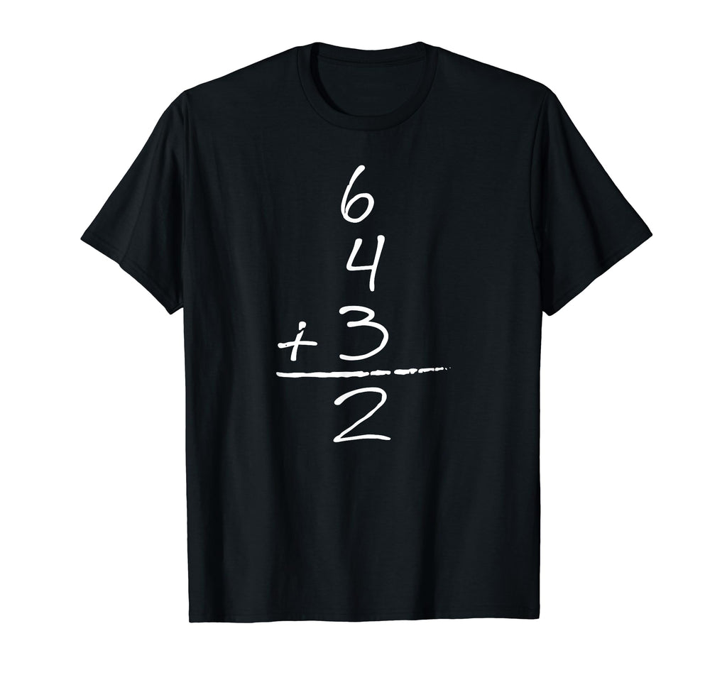 Baseball Inspired Math 6 4 Three Two T-Shirt - Unique Graphic for Adults - T-Shirt, Sweatshirt, Hoodie