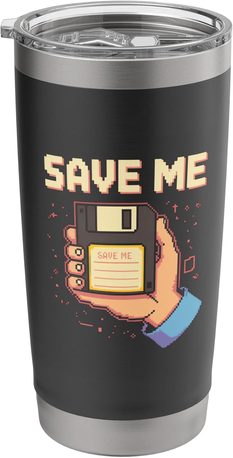 Floppy Disk Retro Pixel Save Me Nostalgia - Adult & Kids T-Shirts, Sweatshirts & Hoodies apparel design preview 1