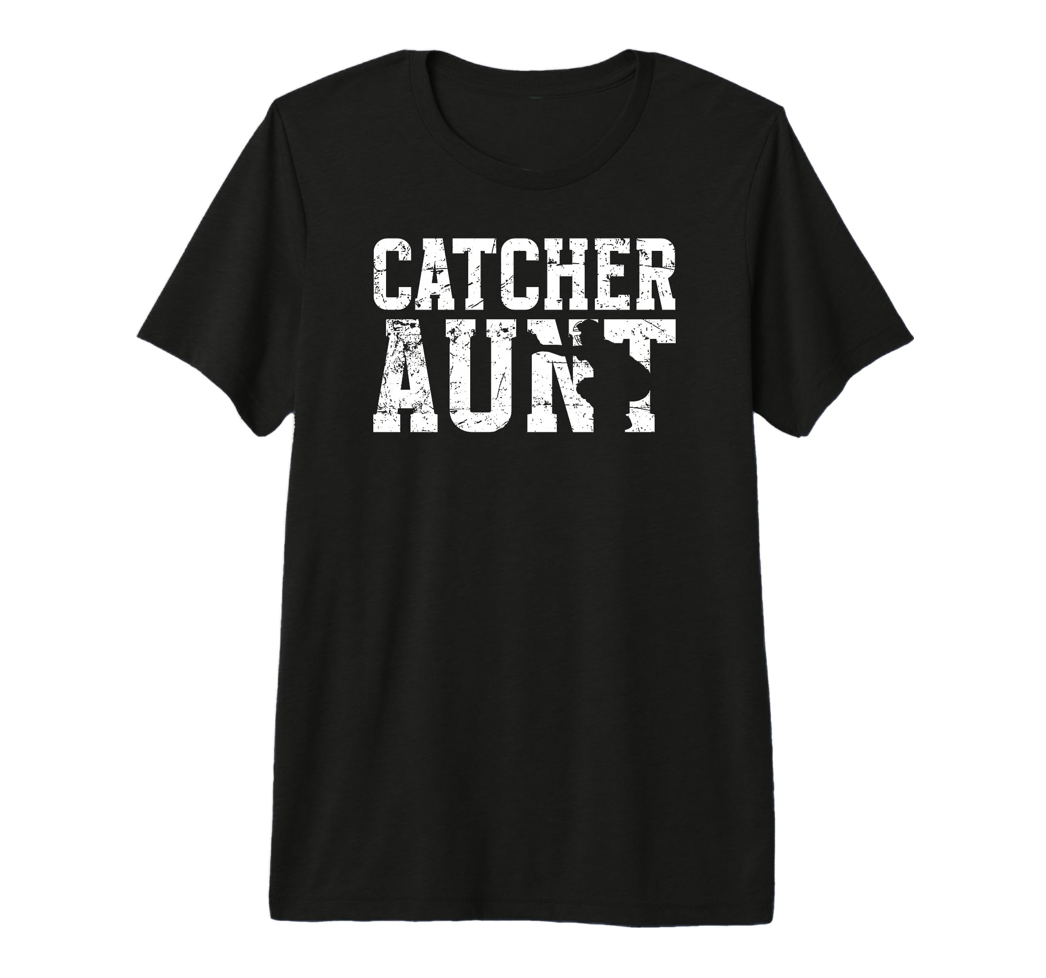 Baseball Catcher Aunt Baseball T-Shirt - Minimalist Print Men Women - T-Shirt, Sweatshirt, Hoodie