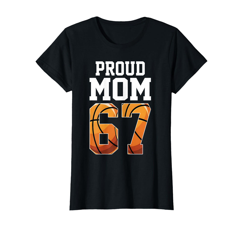 Womens Proud Mom Basketball Player T-Shirt - Casual Everyday Wear Unisex - T-Shirt, Sweatshirt, Hoodie