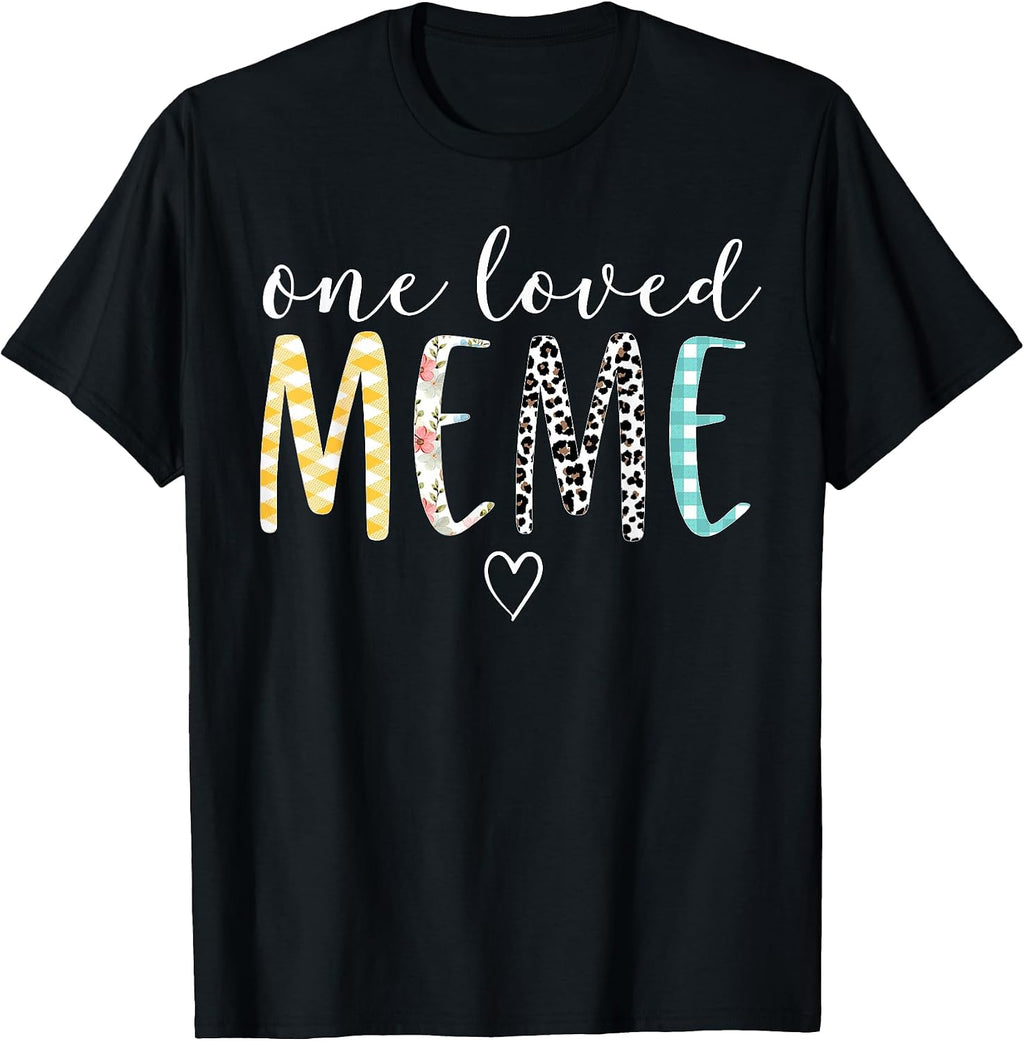 One Loved Meme Gifts For Grandma - Adult & Kids T-Shirts, Sweatshirts & Hoodies apparel design preview 1