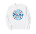 Mama Leopard Baseball Mom Circle Sweatshirt - Trendy Graphic Men Women - T-Shirt, Sweatshirt, Hoodie