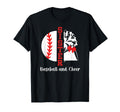 Baseball And Cheer Sister Cheerleading T-Shirt - Unique Graphic for Adults - T-Shirt, Sweatshirt, Hoodie