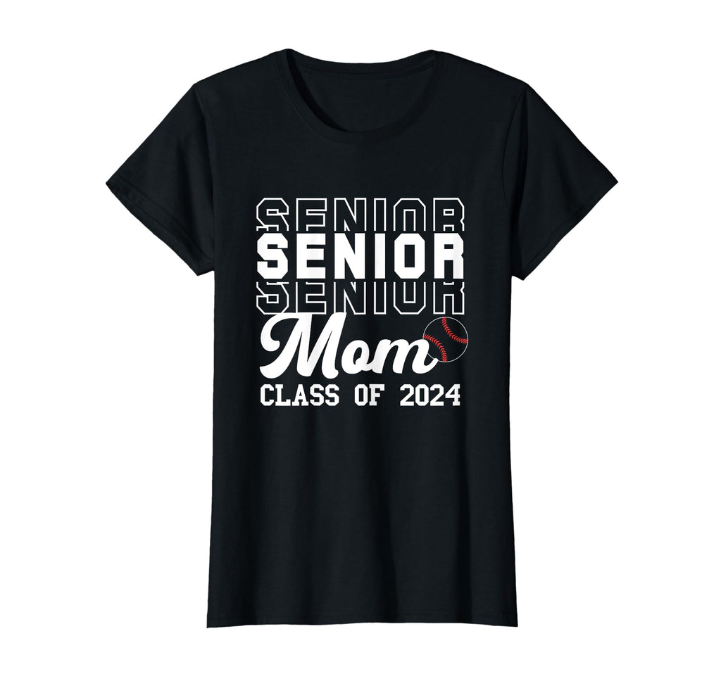 Baseball Senior Mom Class 2024 Senior T-Shirt - Unique Graphic for Adults - T-Shirt, Sweatshirt, Hoodie