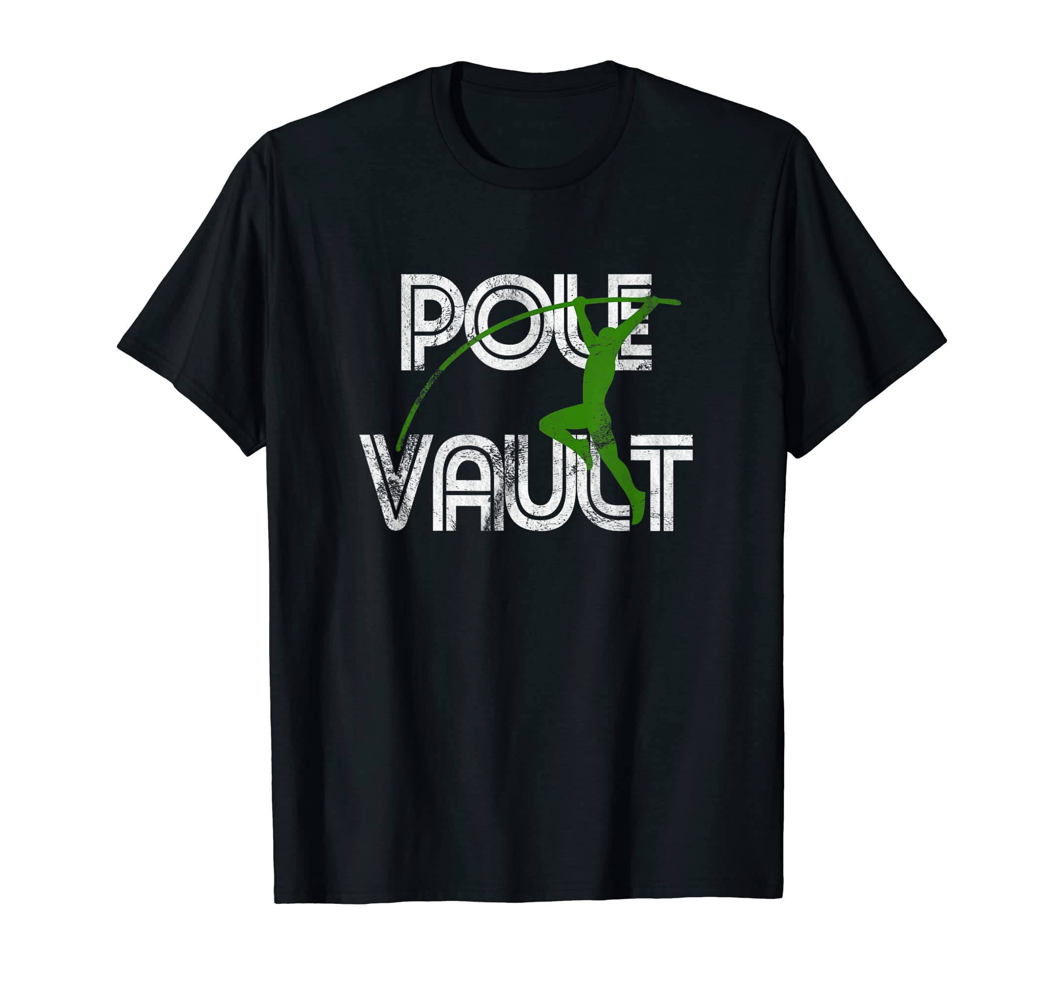Pole Vault Distressed Pole Vaulting T-Shirt - Unique Graphic Men Women - T-Shirt, Sweatshirt, Hoodie