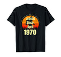51St Birthday Legend Since April 1970 T-Shirt - Minimalist Print Unisex - T-Shirt, Sweatshirt, Hoodie