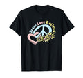 Flower Power Peace Love Retired T-Shirt - Unique Graphic Men Women - T-Shirt, Sweatshirt, Hoodie