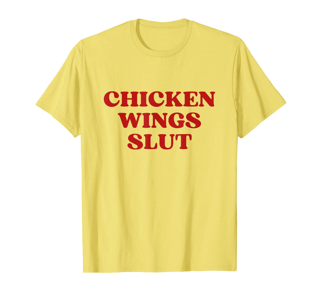 Chicken Wings Slut Y2K Aesthetic T-Shirt - Minimalist Print for Adults - T-Shirt, Sweatshirt, Hoodie