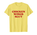 Chicken Wings Slut Y2K Aesthetic T-Shirt - Minimalist Print for Adults - T-Shirt, Sweatshirt, Hoodie