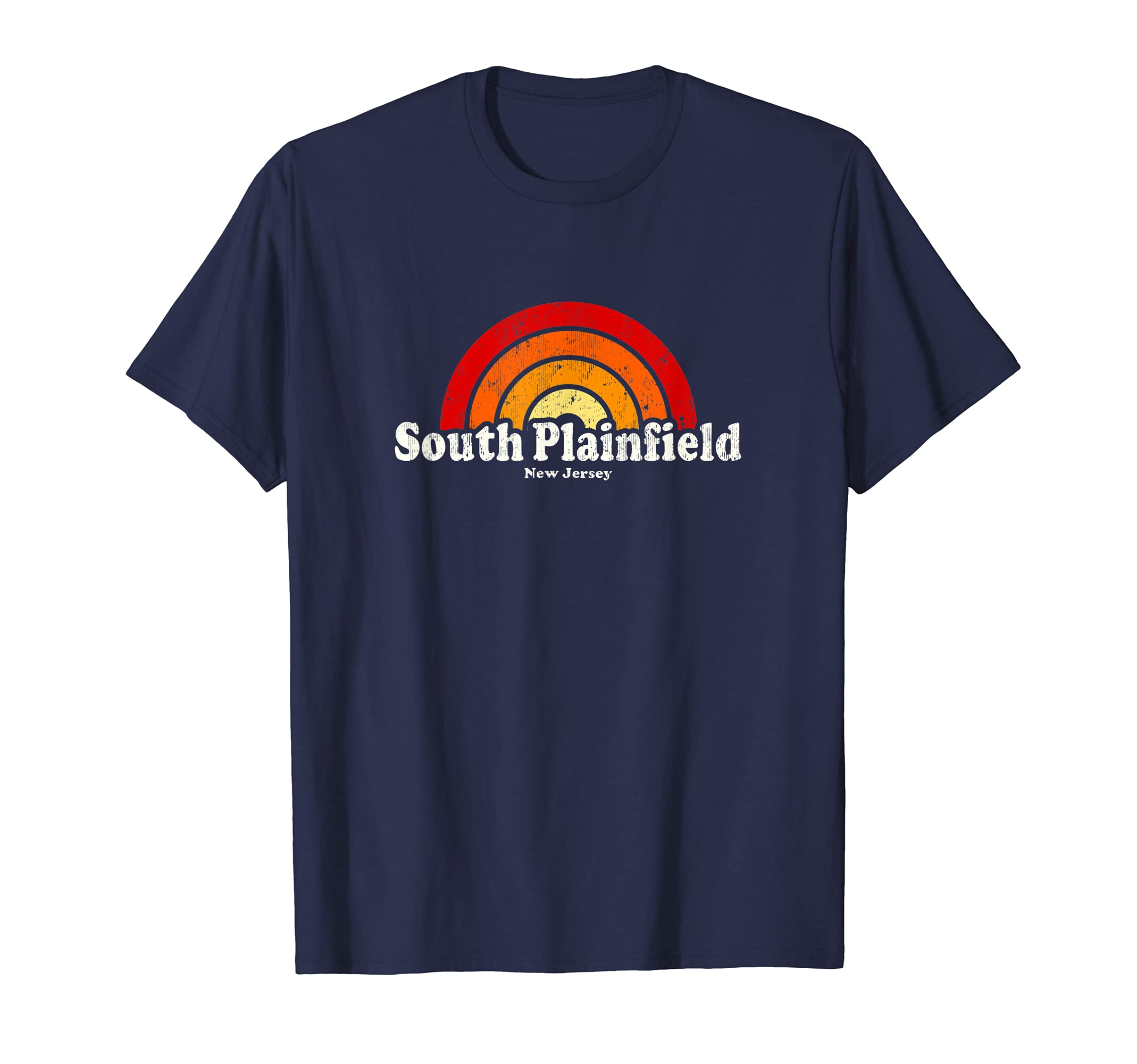 South Plainfield New Jersey Nj 70S T-Shirt - Fun Novelty Design for Adults - T-Shirt, Sweatshirt, Hoodie