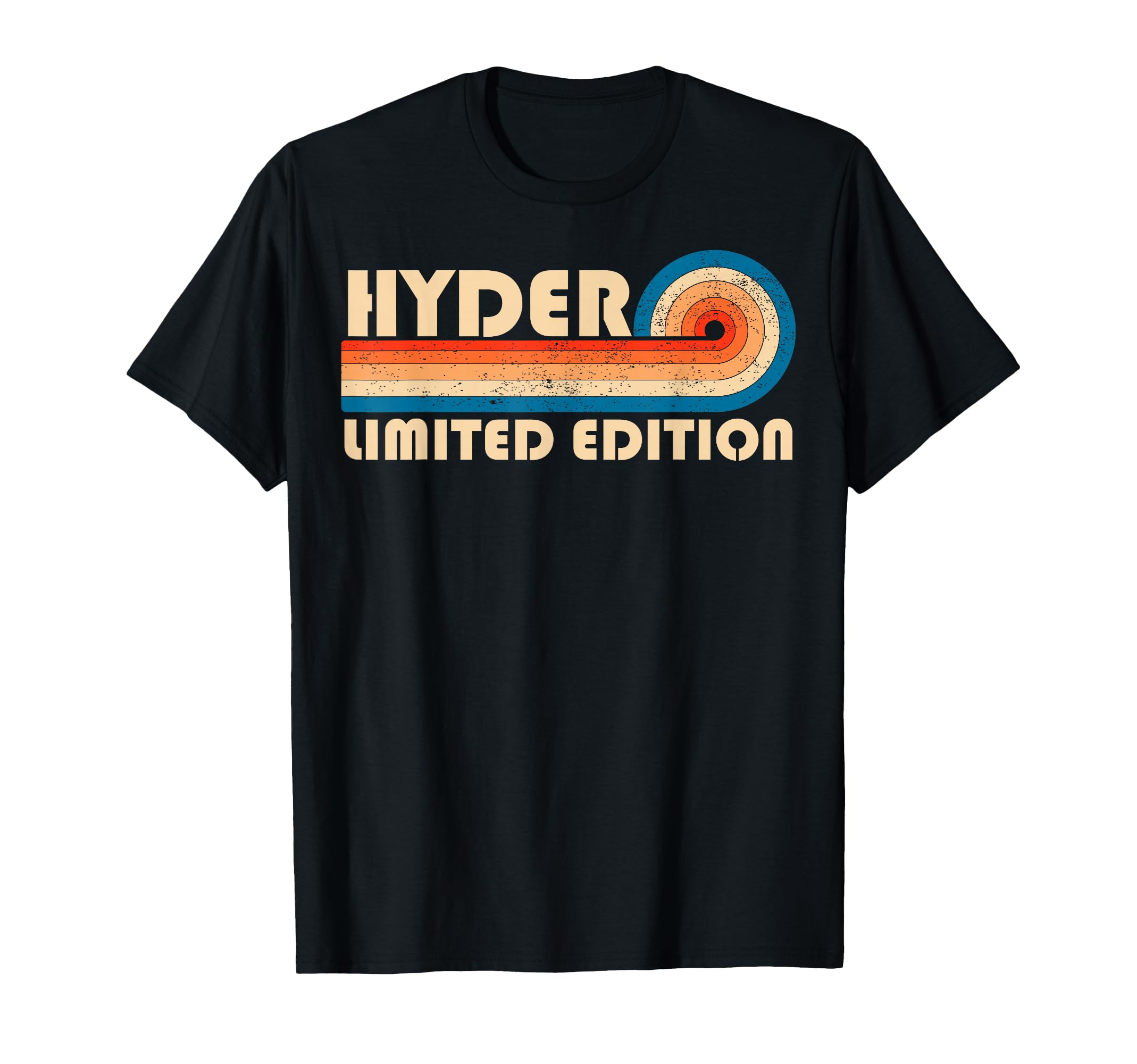 Hyder 70S 80S Sunset Stripe T-Shirt - Custom Art Print for Adults - T-Shirt, Sweatshirt, Hoodie