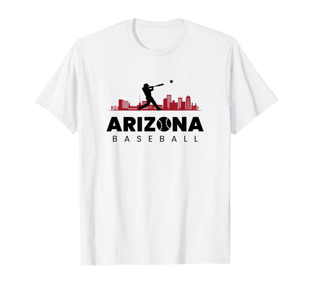 Arizona Baseball Minimalist Baseball T-Shirt - Fun Novelty Design Unisex - T-Shirt, Sweatshirt, Hoodie