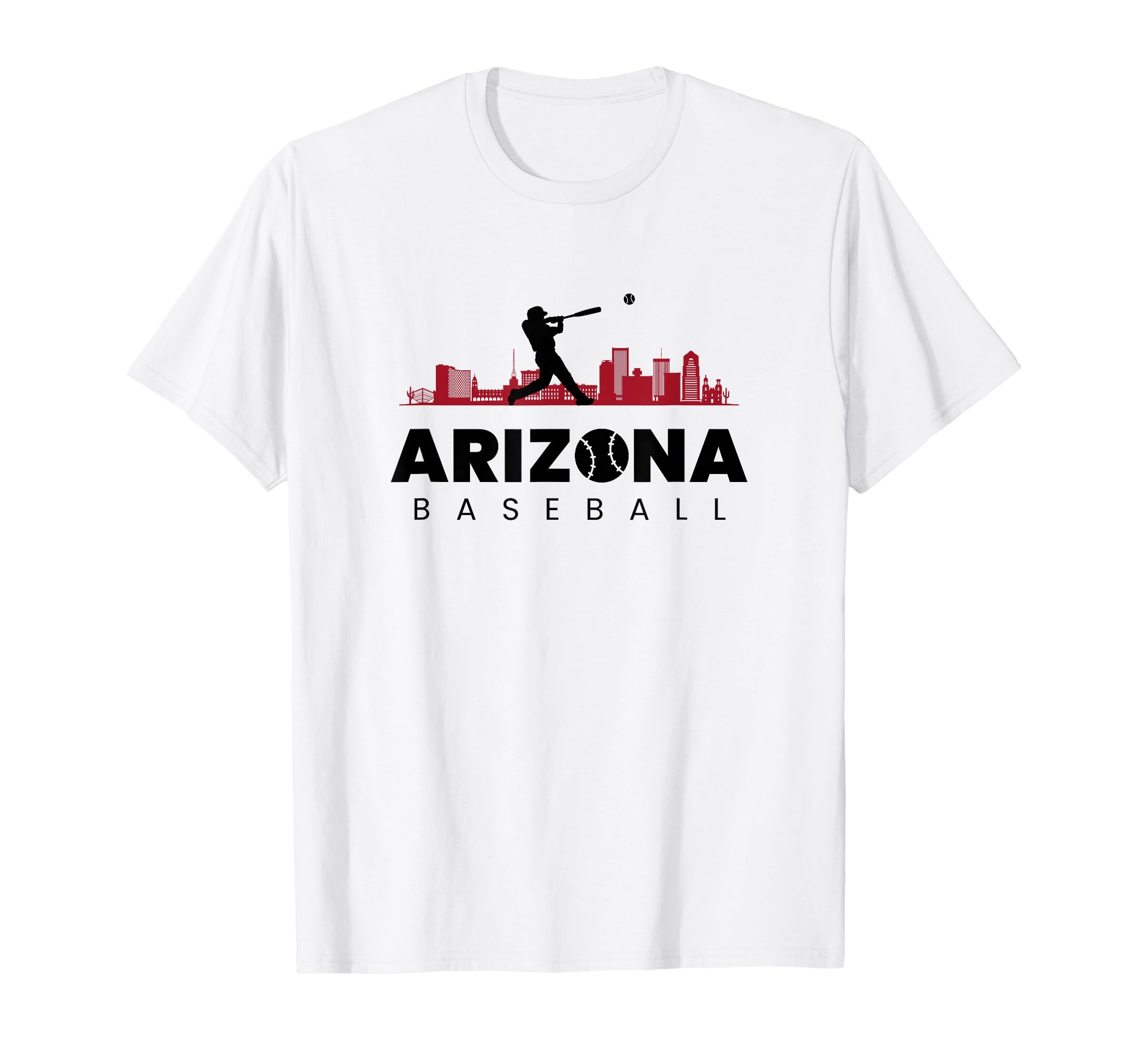 Arizona Baseball Minimalist Baseball T-Shirt - Fun Novelty Design Unisex - T-Shirt, Sweatshirt, Hoodie