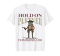Hold Partner Im Overstimulated Cowboy T-Shirt - Custom Art Print Unisex - T-Shirt, Sweatshirt, Hoodie