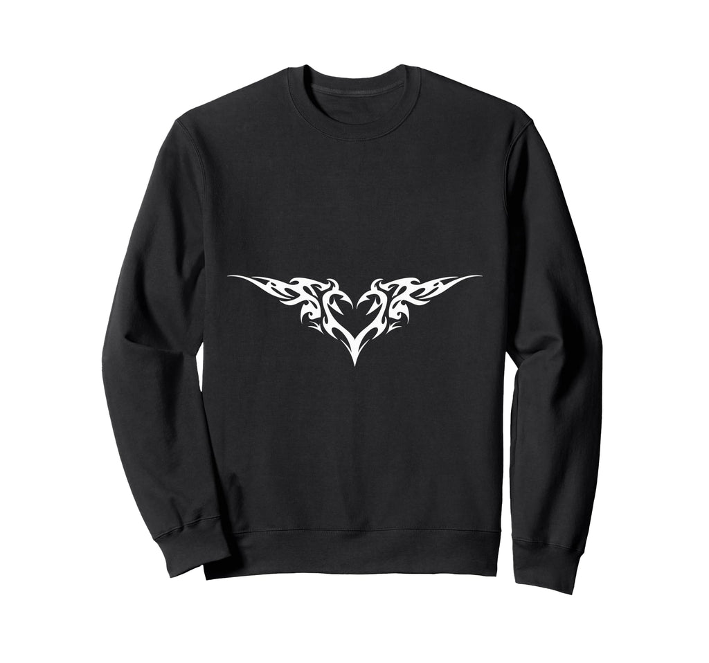 Alt Aesthetic Heart Tribal Heart Sweatshirt - Fun Novelty Design Men Women - T-Shirt, Sweatshirt, Hoodie