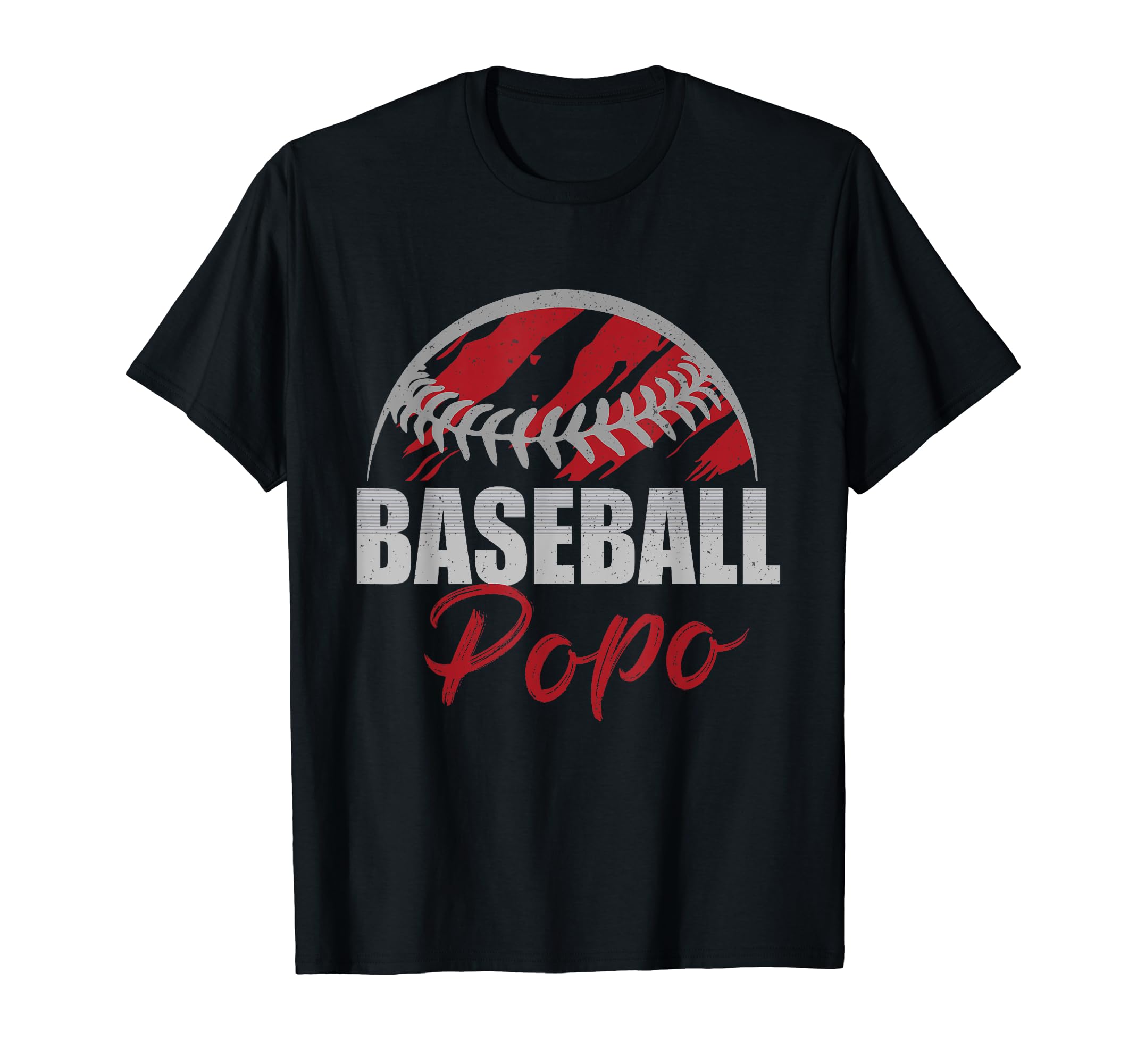 Baseball Popo Life Gifts Fathers Day T-Shirt - Trendy Graphic for Adults - T-Shirt, Sweatshirt, Hoodie