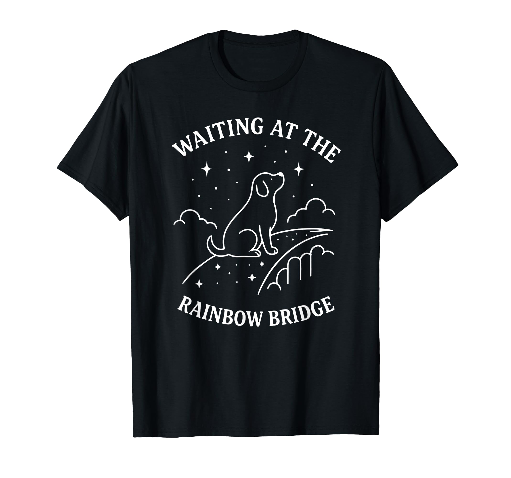Waiting Rainbow Bridge Emotional T-Shirt - Casual Everyday Wear Men Women - T-Shirt, Sweatshirt, Hoodie