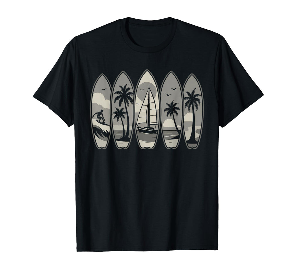 Surfing Surfboard Surfboarder Surfer T-Shirt - Aesthetic Graphic for Adults - T-Shirt, Sweatshirt, Hoodie