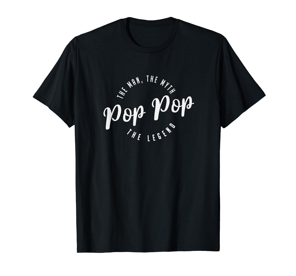 Pop Pop Myth Legend Distressed T-Shirt - Novelty Apparel Men Women - T-Shirt, Sweatshirt, Hoodie