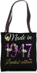 79th Birthday Vintage 1947 Gifts by Alice Ron - Adult & Kids T-Shirts, Sweatshirts & Hoodies apparel design preview 1