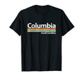 Columbia South Carolina Worn Stripes T-Shirt - Minimalist Print for Adults - T-Shirt, Sweatshirt, Hoodie