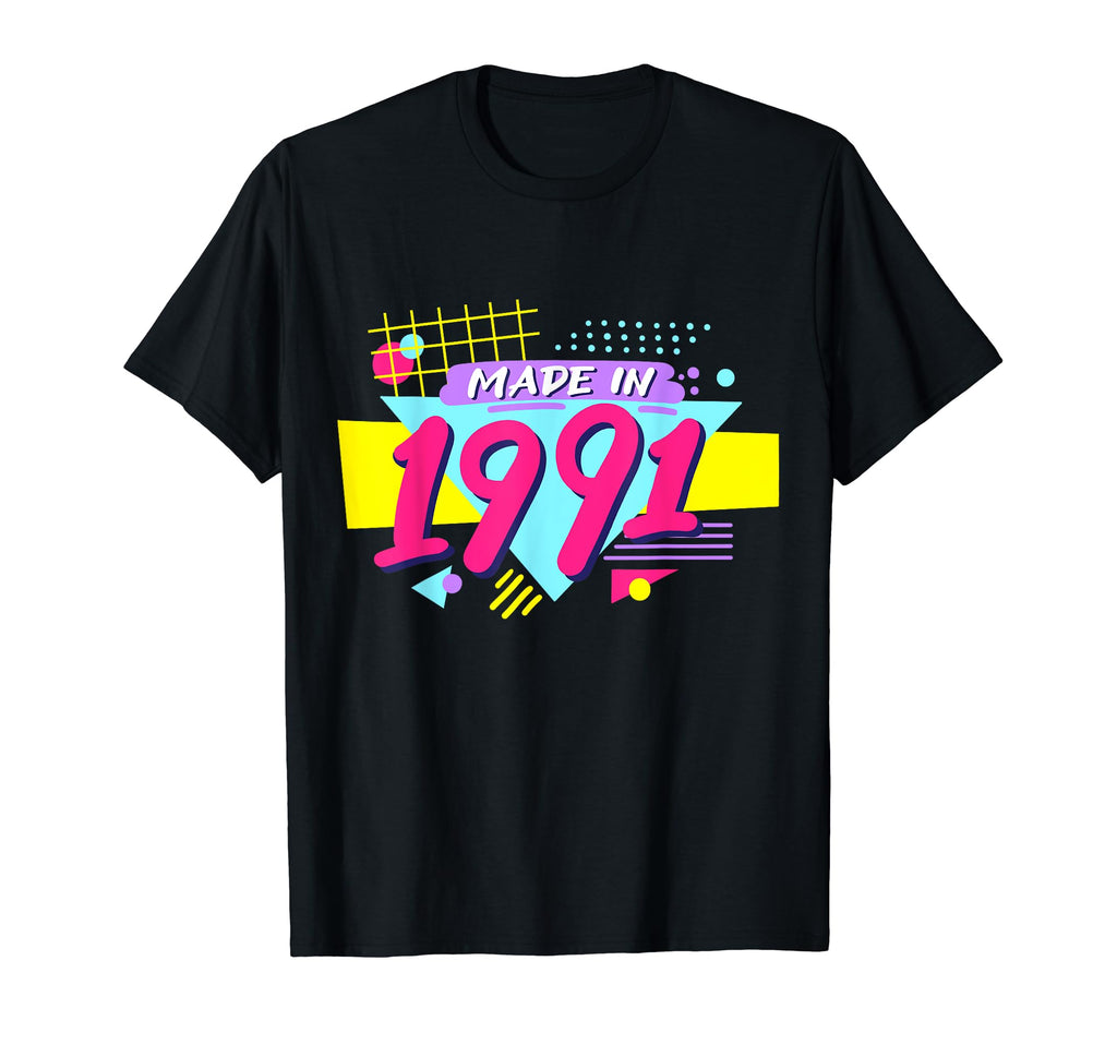 Made 1991 90S Nostalgia 1990S 33Rd T-Shirt - Custom Art Print Men Women - T-Shirt, Sweatshirt, Hoodie
