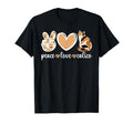 Peace Love Calico Cat Owner Calico Cat T-Shirt - Unique Graphic Unisex - T-Shirt, Sweatshirt, Hoodie