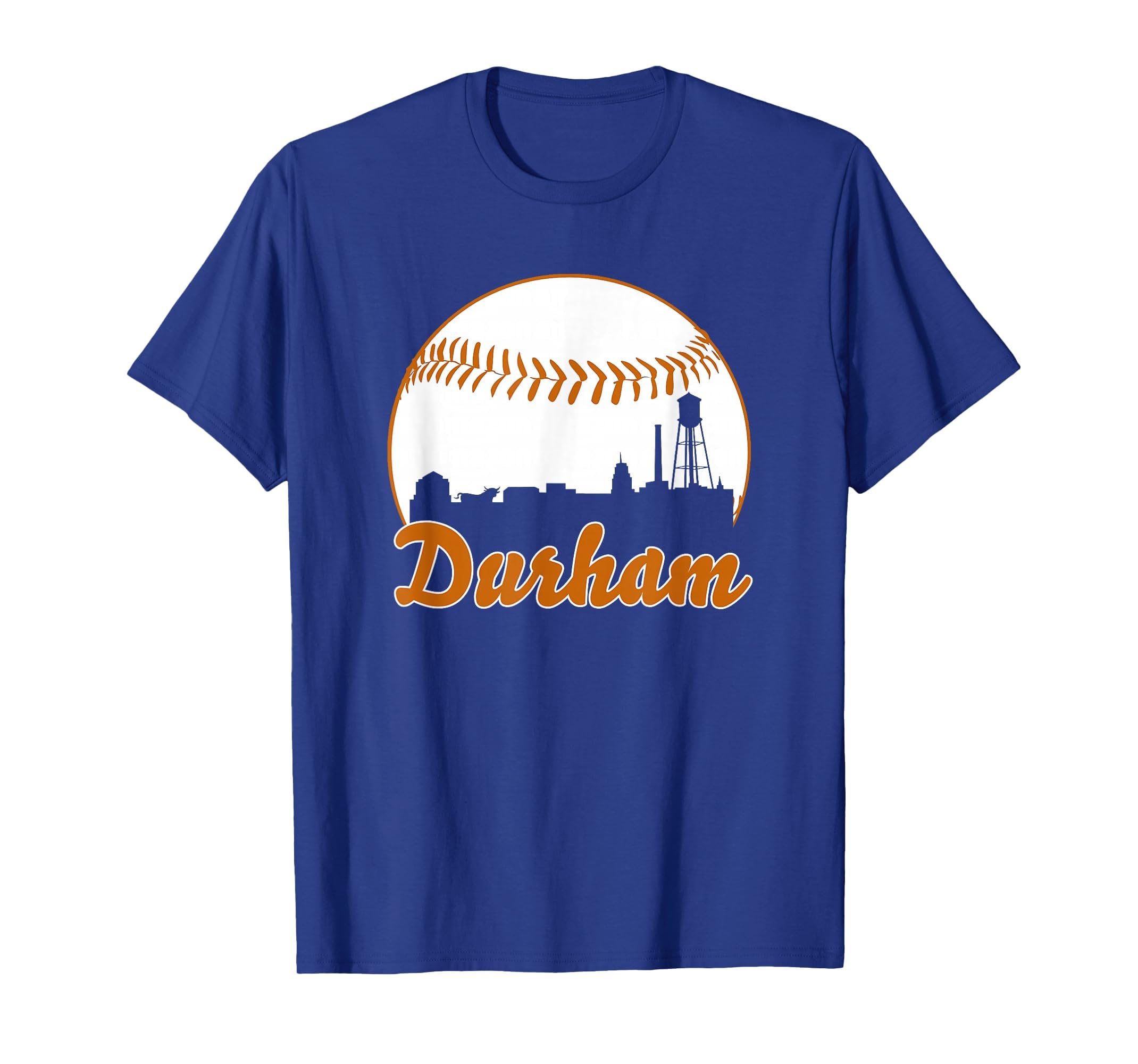 Durham Baseball Skyline North T-Shirt - Aesthetic Graphic Men Women - T-Shirt, Sweatshirt, Hoodie