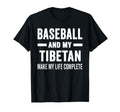 Baseball And My Tibetan Mama Dog Lover T-Shirt - Trendy Graphic for Adults - T-Shirt, Sweatshirt, Hoodie