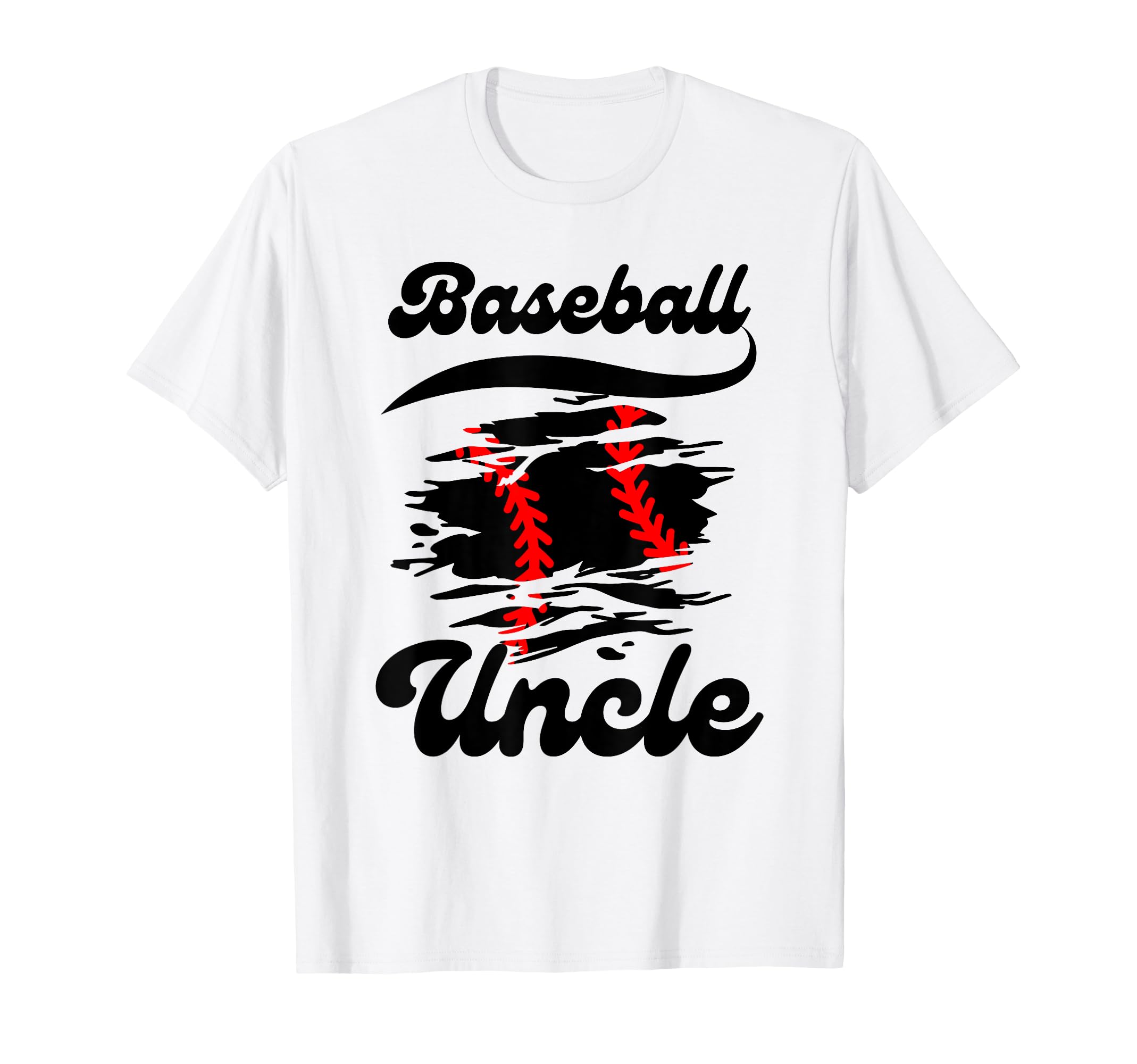 Baseball Uncle Family Matching Funny T-Shirt - Minimalist Print for Adults - T-Shirt, Sweatshirt, Hoodie