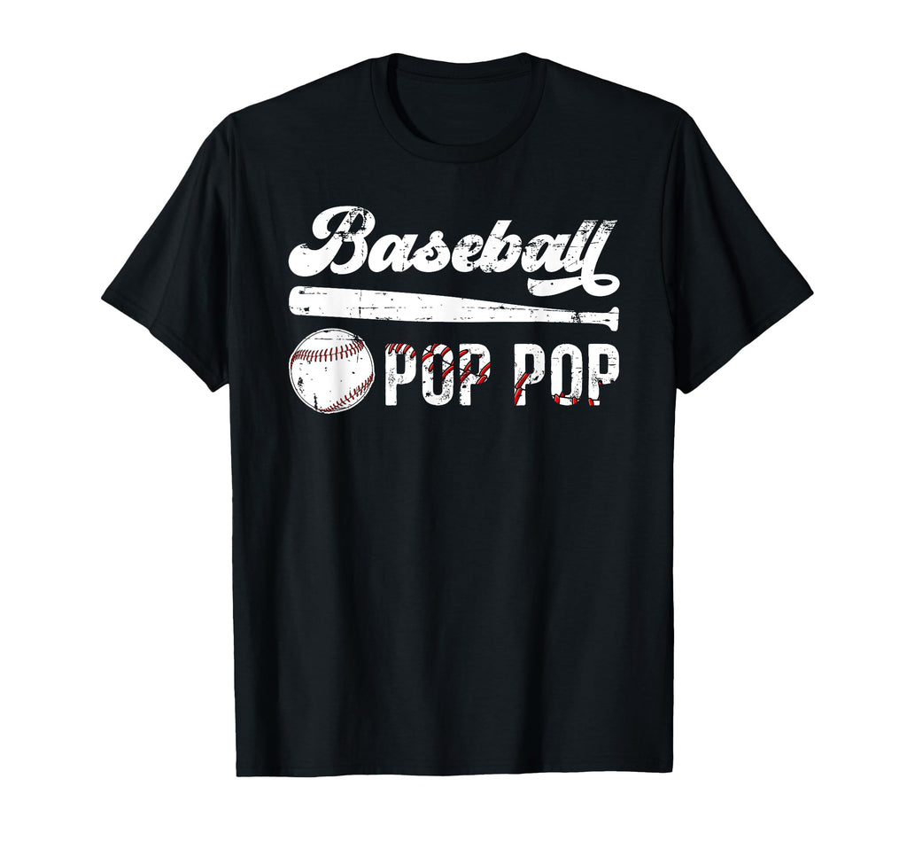 Baseball Pop Pop Baseball Player Pop Pop T-Shirt - Trendy Graphic Unisex - T-Shirt, Sweatshirt, Hoodie