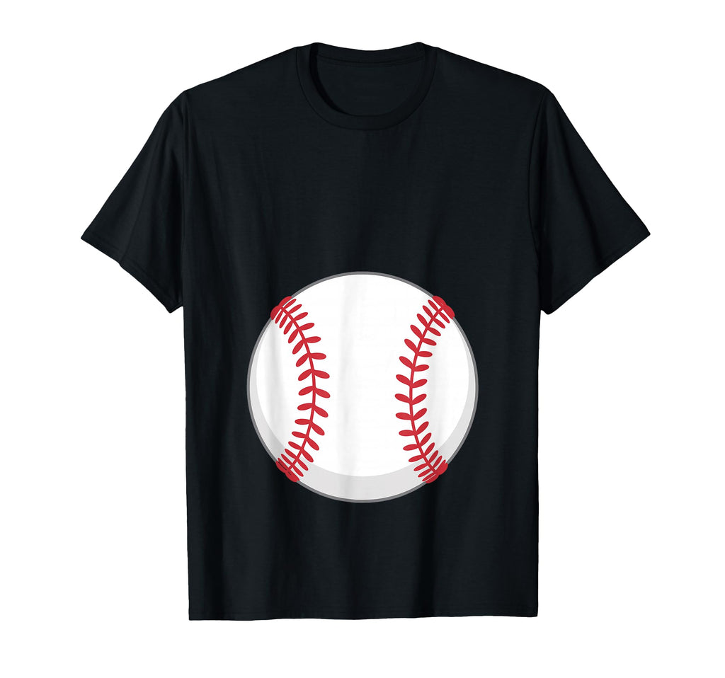 Baseball Bump Pregnancy T-Shirt - Trendy Graphic Men Women - T-Shirt, Sweatshirt, Hoodie