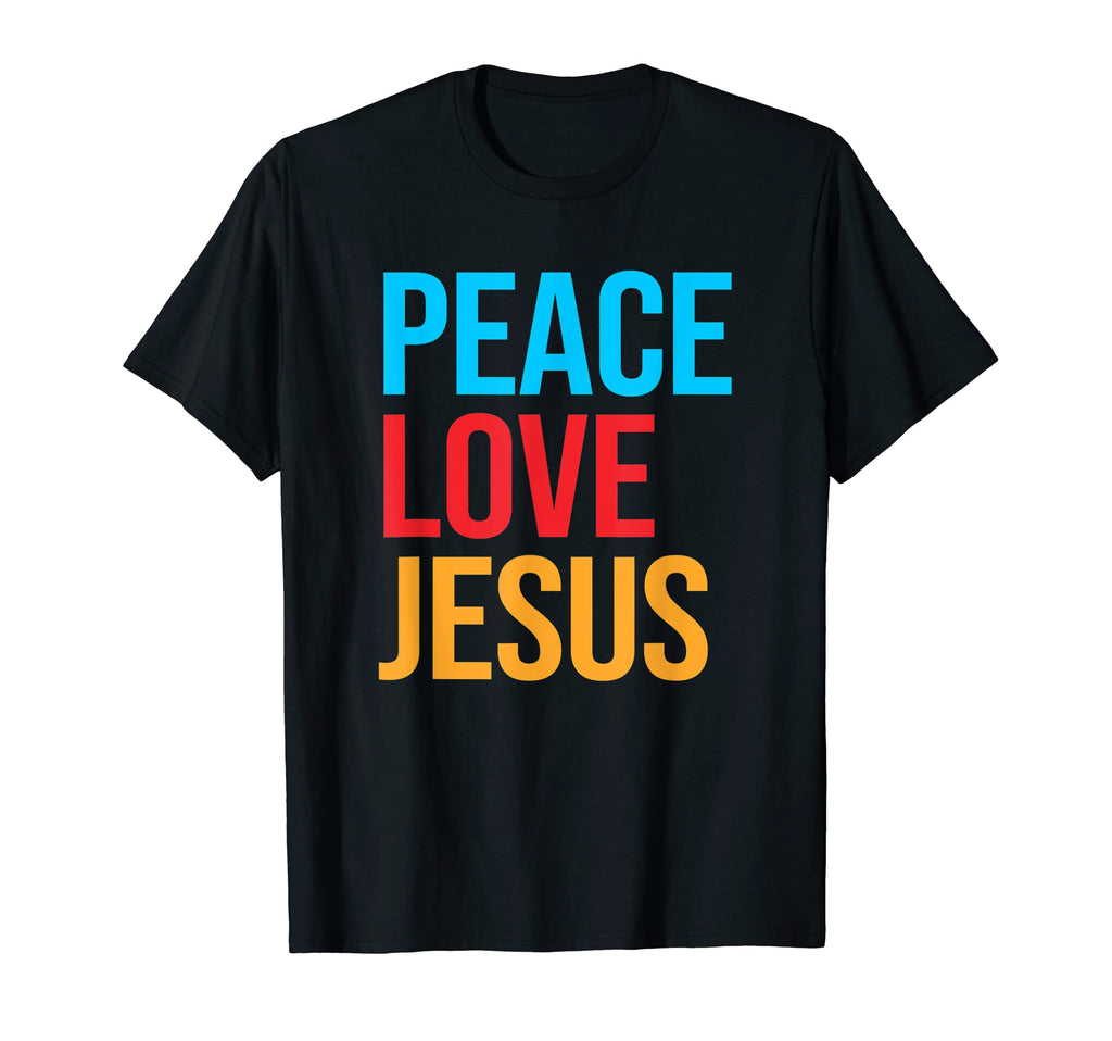 Peace Love Jesus T-Shirt - Unique Graphic for Adults - T-Shirt, Sweatshirt, Hoodie