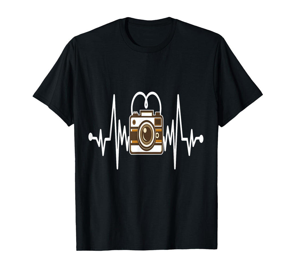 Womens Funny Camera Heartbeat T-Shirt - Novelty Apparel for Adults - T-Shirt, Sweatshirt, Hoodie