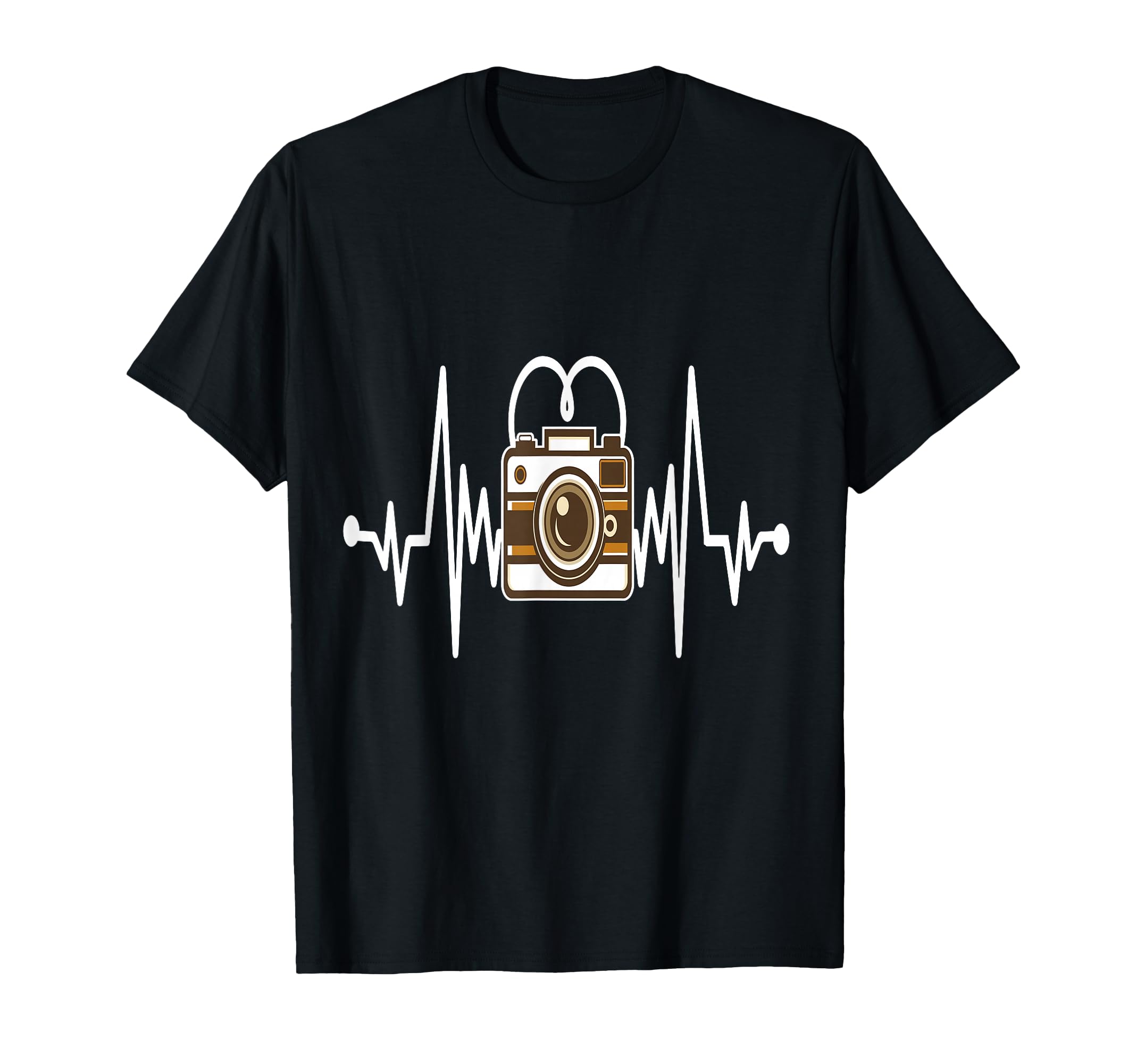 Womens Funny Camera Heartbeat T-Shirt - Novelty Apparel for Adults - T-Shirt, Sweatshirt, Hoodie