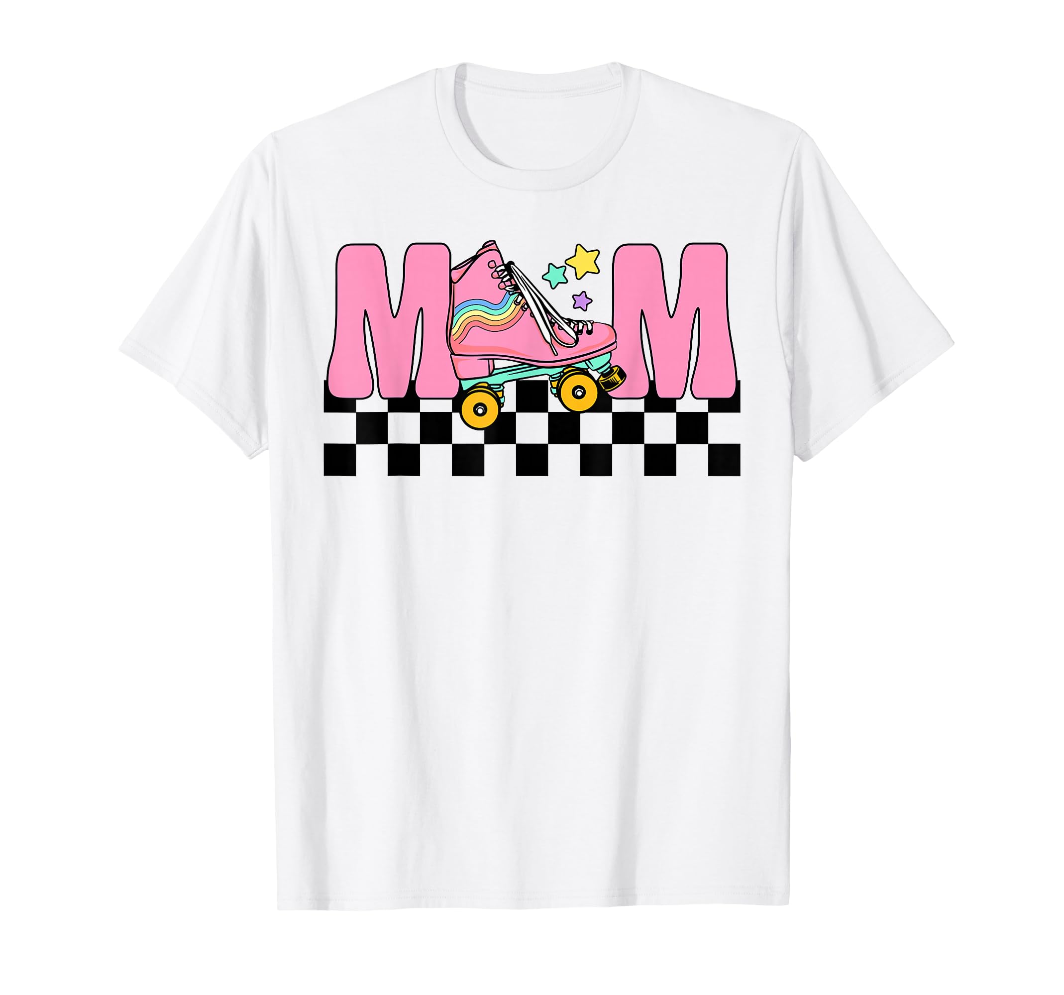 Mom Rolling Into Birthday Roller Skating T-Shirt - Graphic Print Men Women - T-Shirt, Sweatshirt, Hoodie