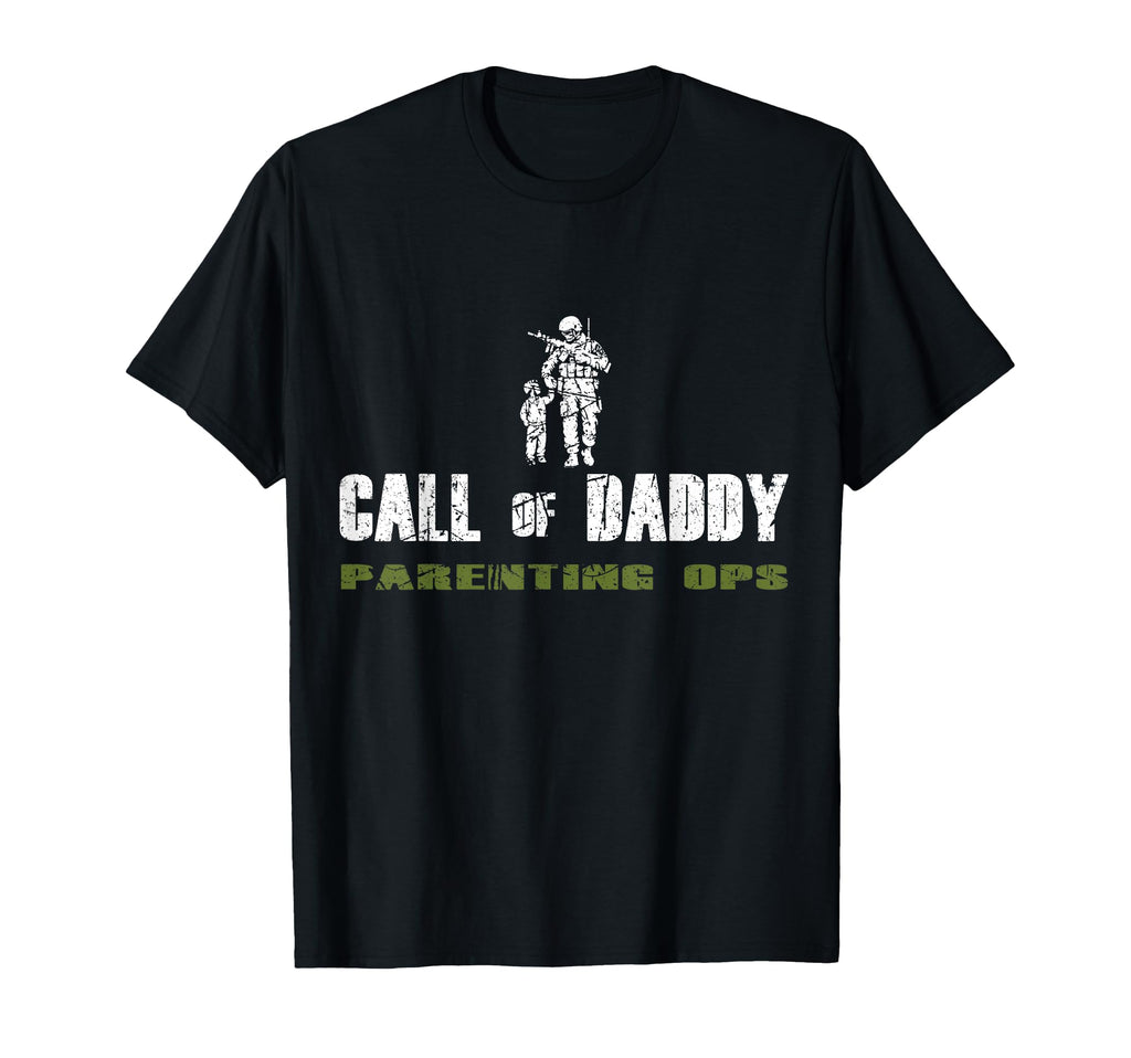 Gamer Dad Call Daddy Parenting Ops Fathers T-Shirt - Unique Graphic Unisex - T-Shirt, Sweatshirt, Hoodie