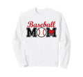 Baseball Mom Funny Game Sweatshirt - Casual Everyday Wear for Adults - T-Shirt, Sweatshirt, Hoodie
