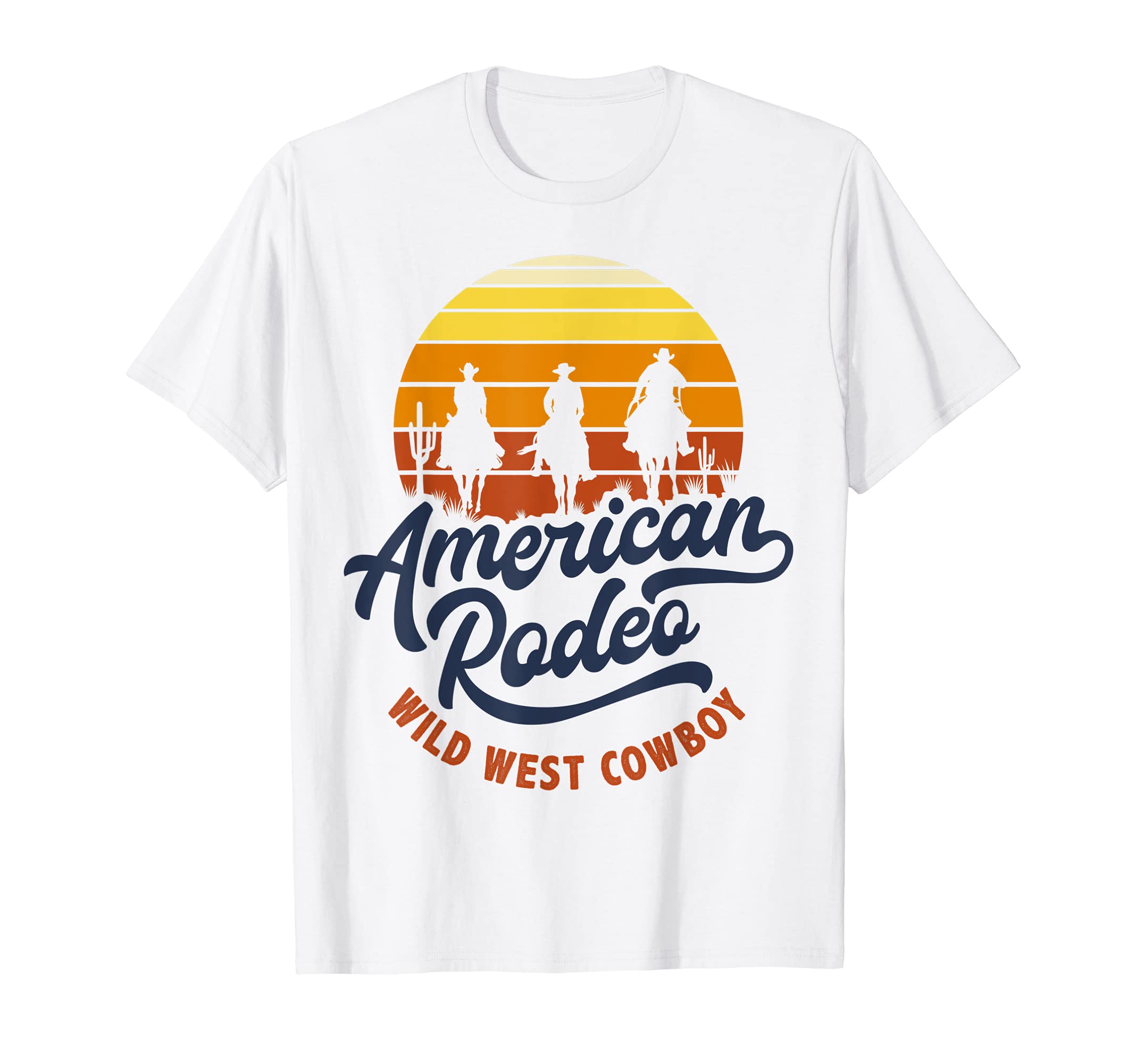 American Rodeo Wild West Cowboy Party T-Shirt - Novelty Apparel Men Women - T-Shirt, Sweatshirt, Hoodie