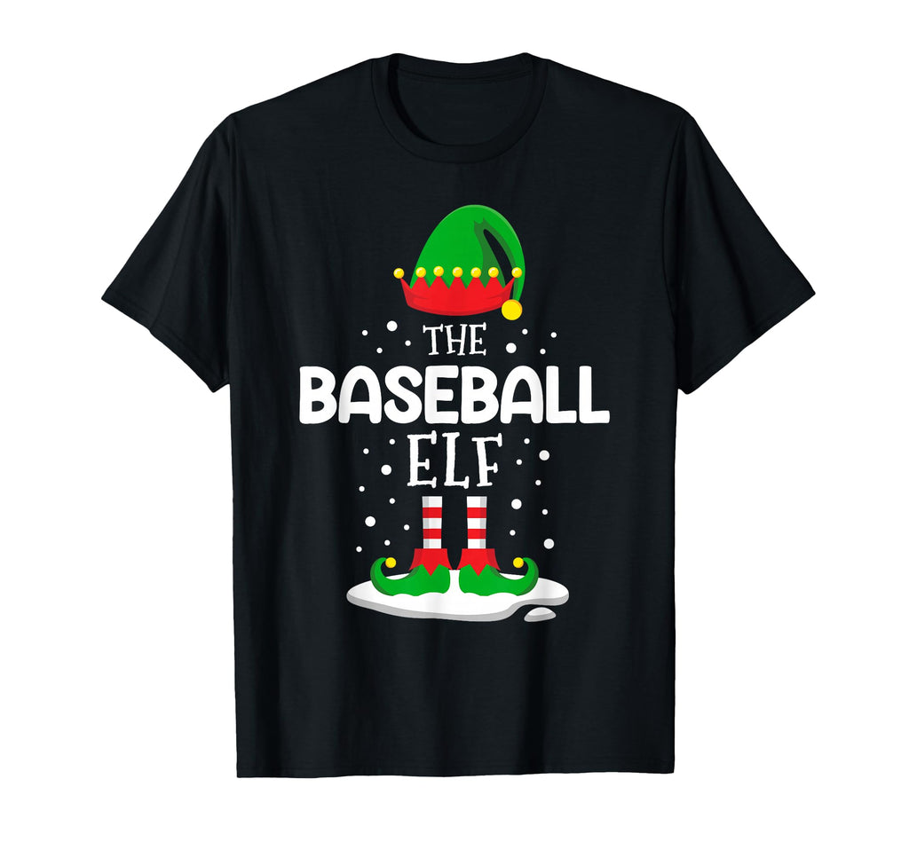 Baseball Elf Family Matching Costume T-Shirt - Custom Art Print Men Women - T-Shirt, Sweatshirt, Hoodie