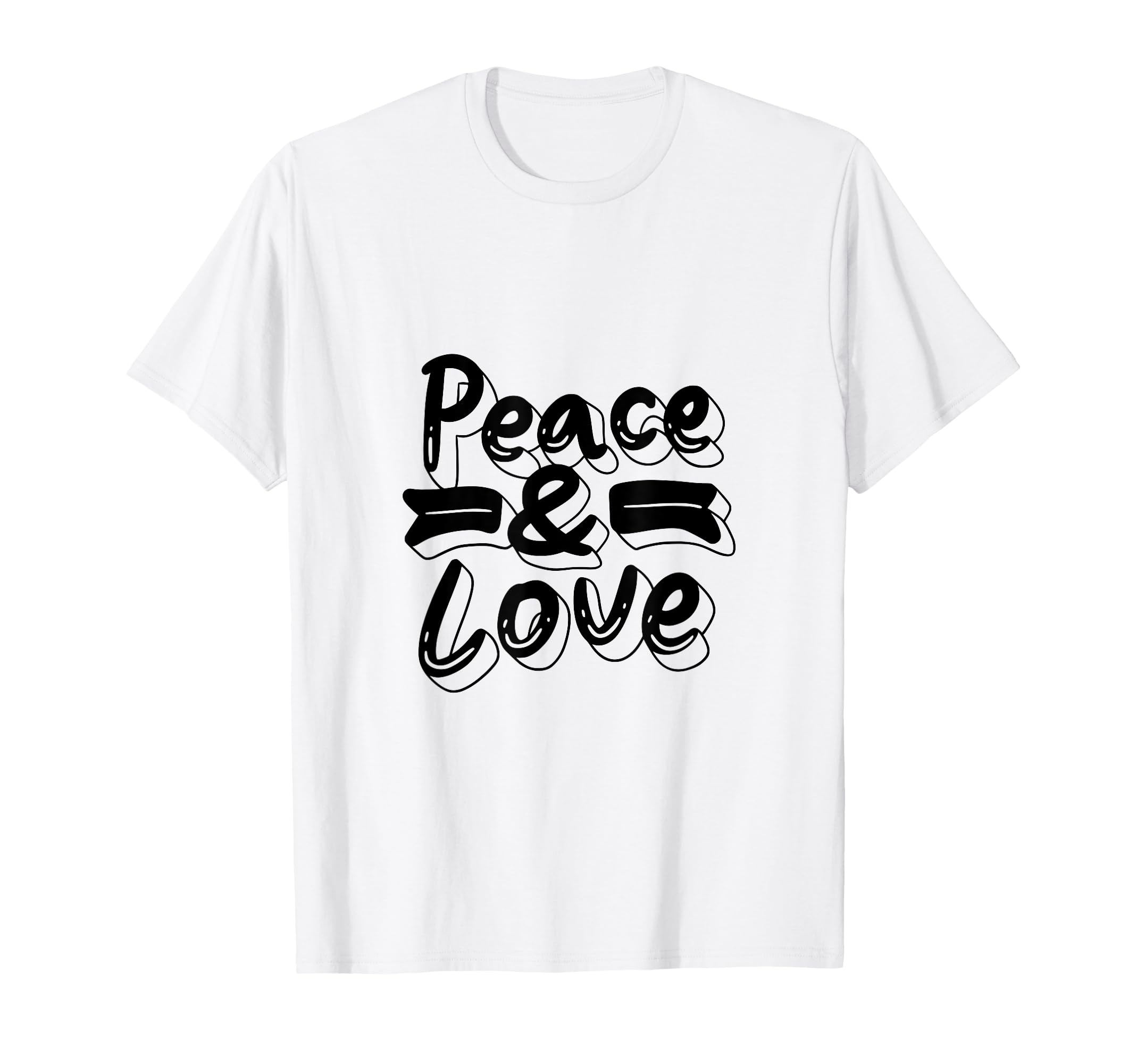 Peace Love T-Shirt - Novelty Apparel Men Women - T-Shirt, Sweatshirt, Hoodie