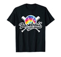 Baseball Mom Tie Dye Mothers Day T-Shirt - Streetwear Style Men Women - T-Shirt, Sweatshirt, Hoodie
