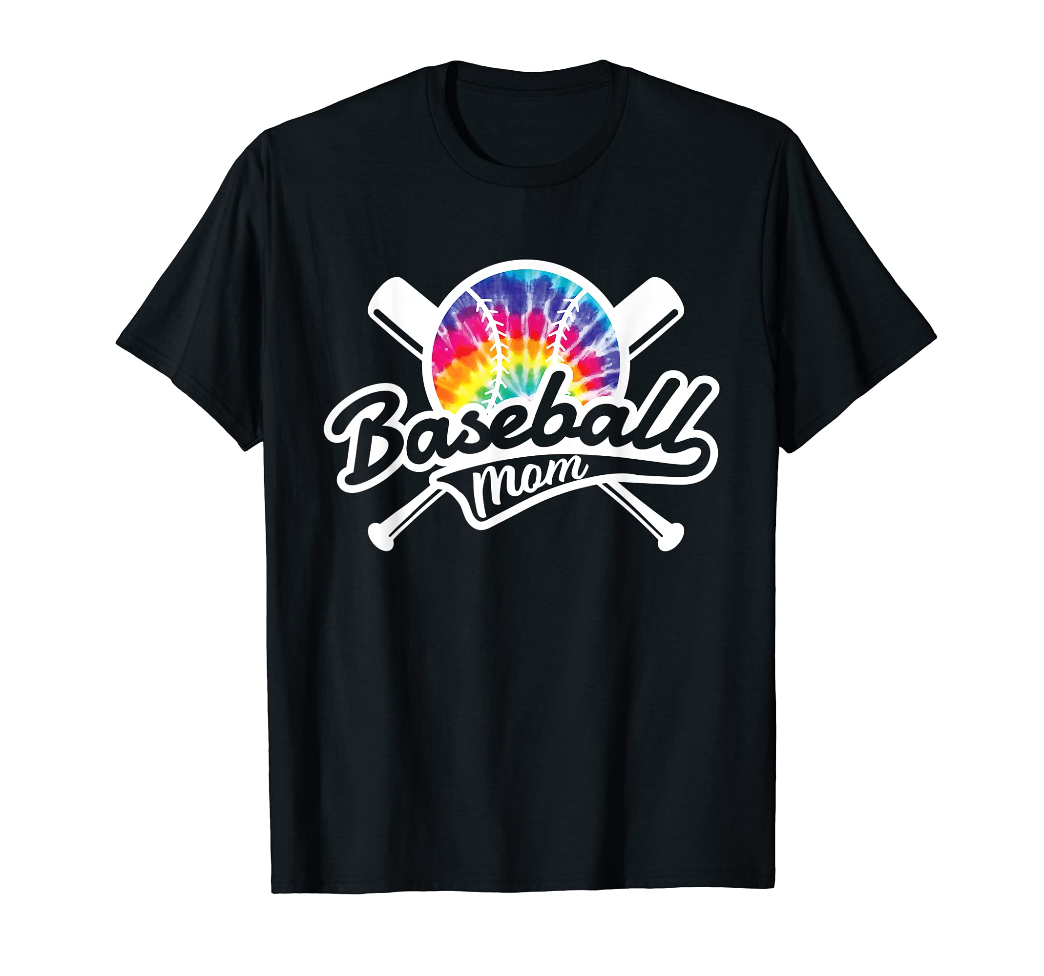 Baseball Mom Tie Dye Mothers Day T-Shirt - Streetwear Style Men Women - T-Shirt, Sweatshirt, Hoodie