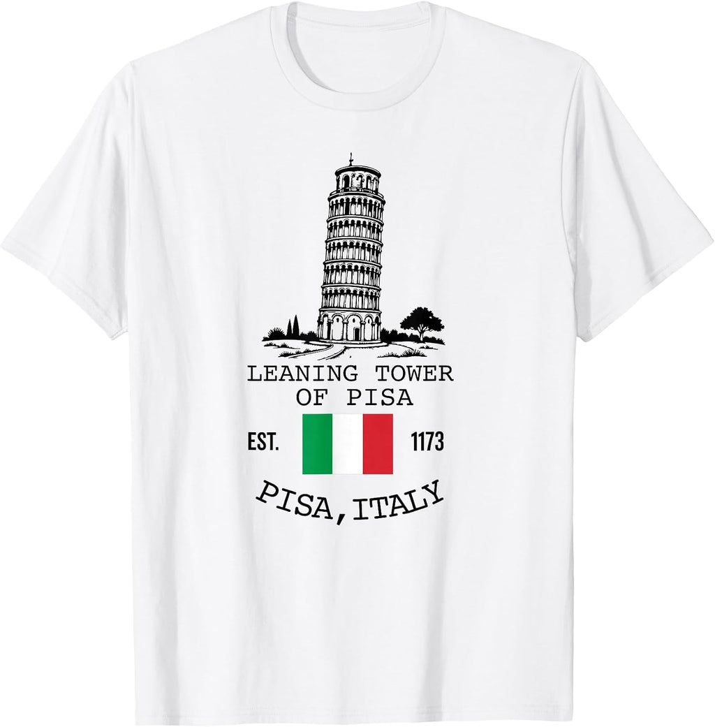 Learning tower of pisa Italy Merch - Adult & Kids T-Shirts, Sweatshirts & Hoodies apparel design preview 1