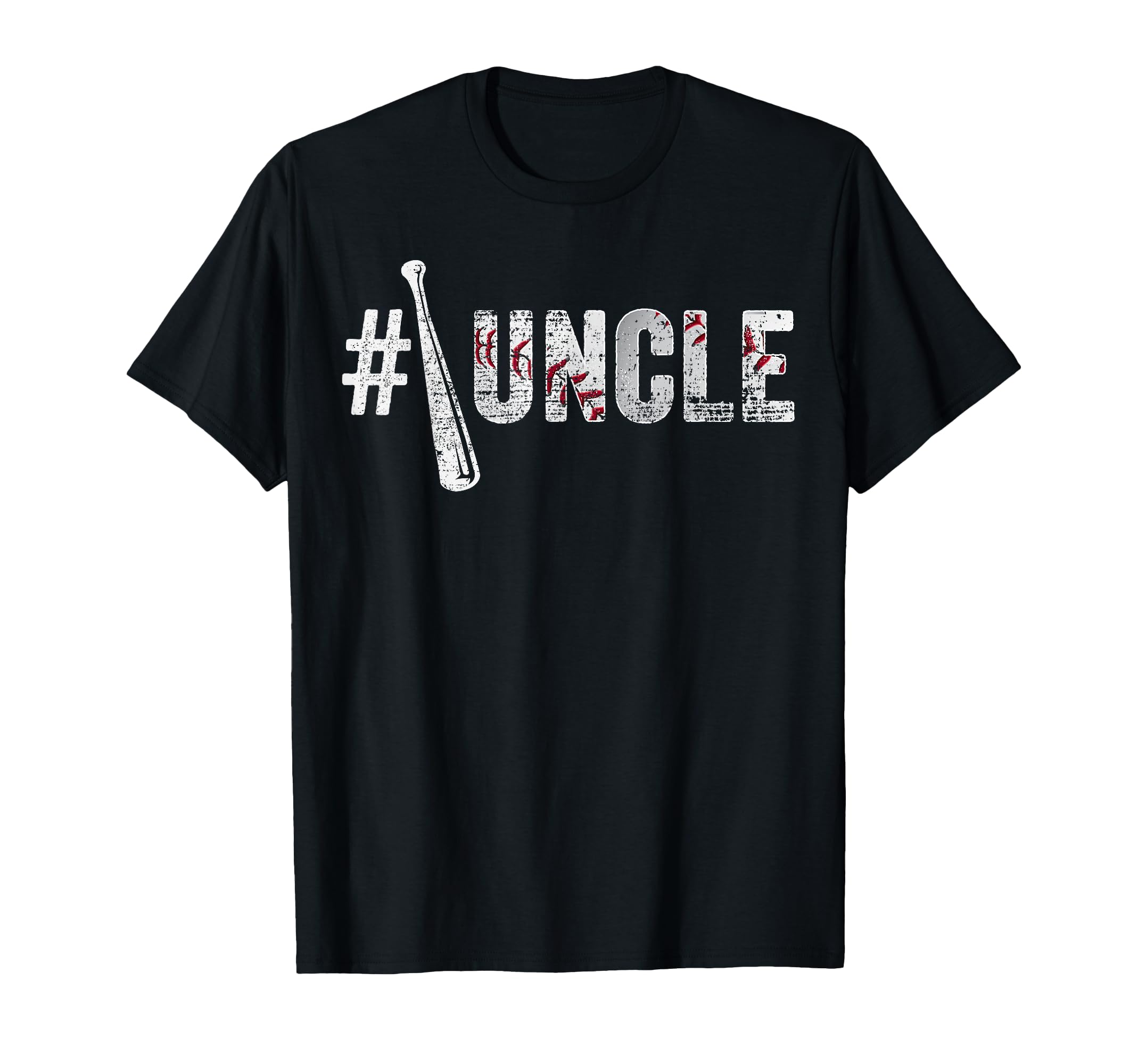 Number One Baseball Uncle Fathers T-Shirt - Minimalist Print for Adults - T-Shirt, Sweatshirt, Hoodie